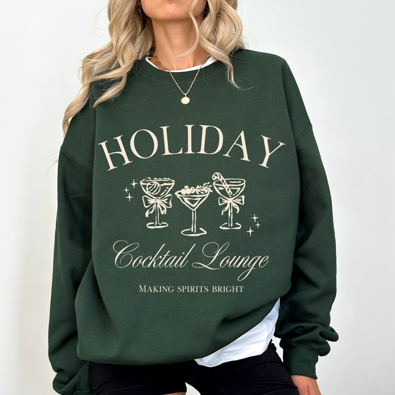 Holiday Cocktail Lounge Sweatshirt