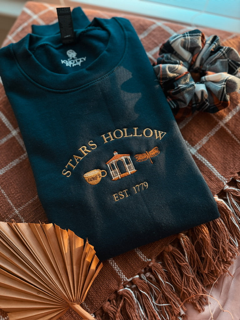 Stars Hollow Embroidered Sweatshirt
