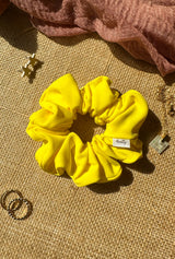 Sunshine Yellow Activewear Scrunchies