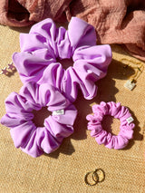 Lavender Activewear Scrunchies