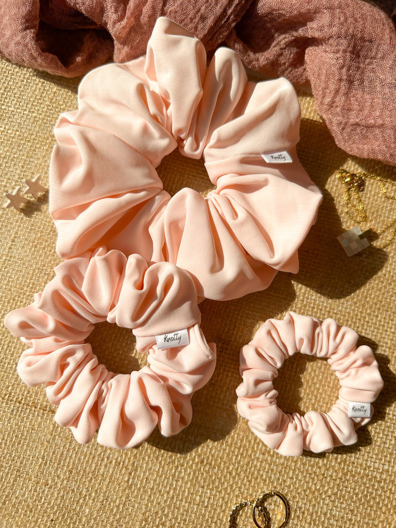 Baby Pink Activewear Scrunchies