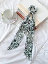 Plants Scrunchie Scarf