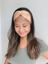 Yellow Floral Stretchy Headband