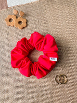 Cherry Red Activewear Scrunchies