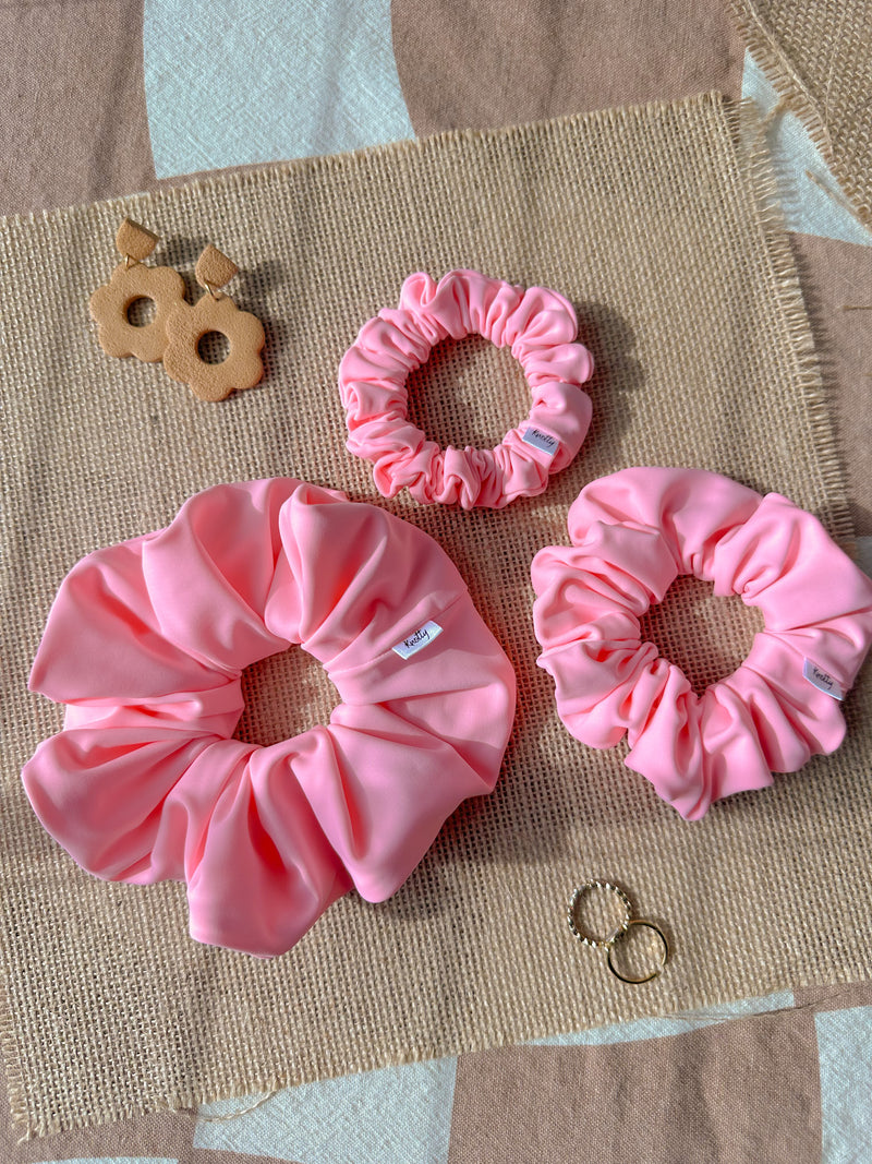 Bubble Gum Activewear Scrunchies