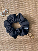 Black Activewear Scrunchies