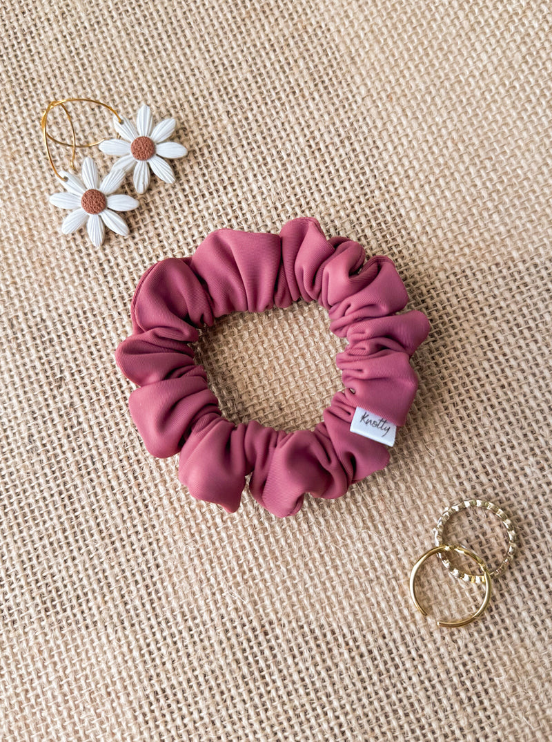 Dusty Rose Activewear Scrunchies