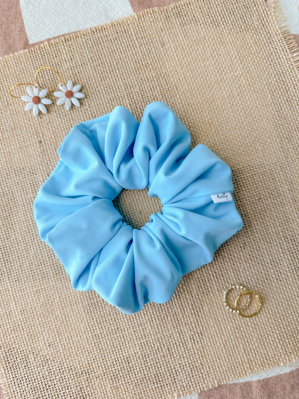 Baby Blue Activewear Scrunchies