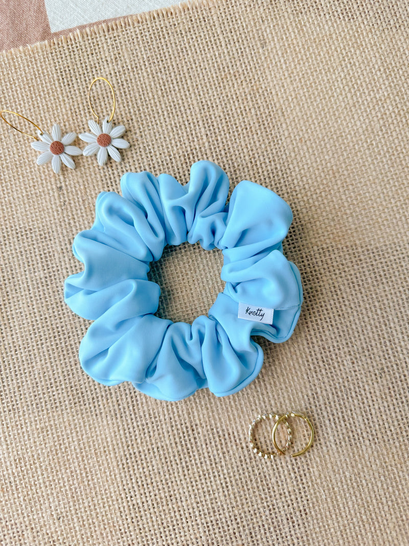 Baby Blue Activewear Scrunchies