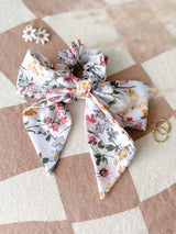 Summer Floral Scrunchie Scarf