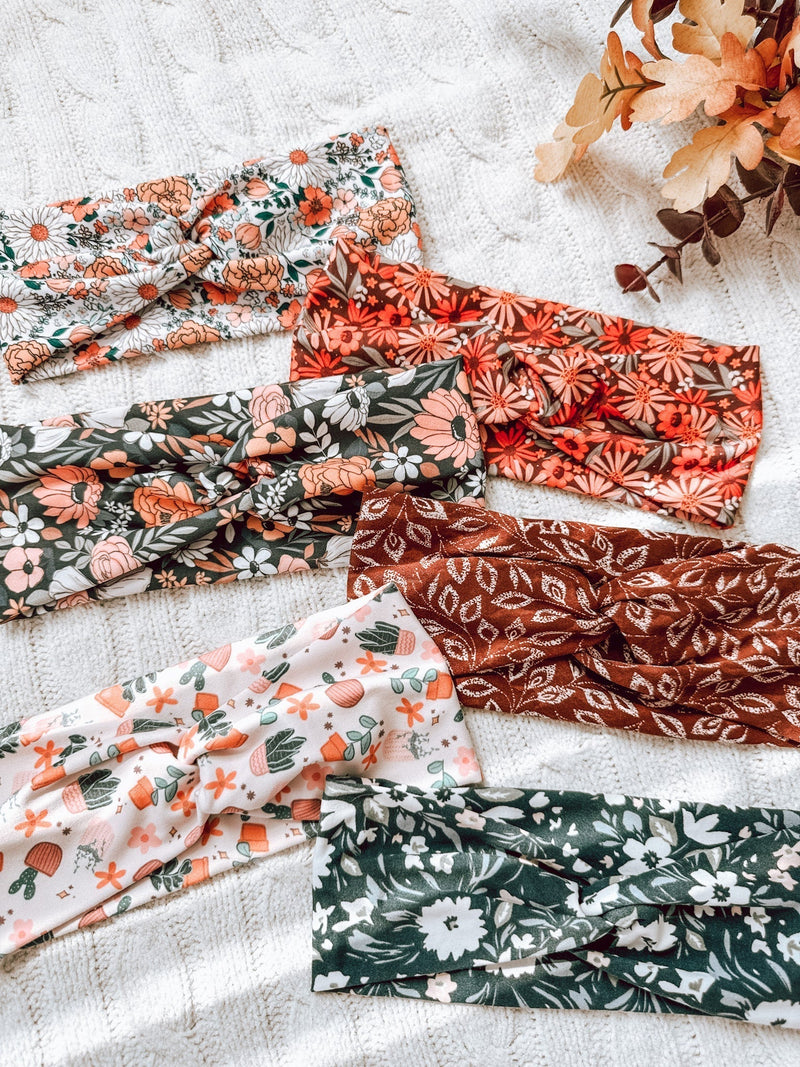 Autumn Leaves Stretchy Headband