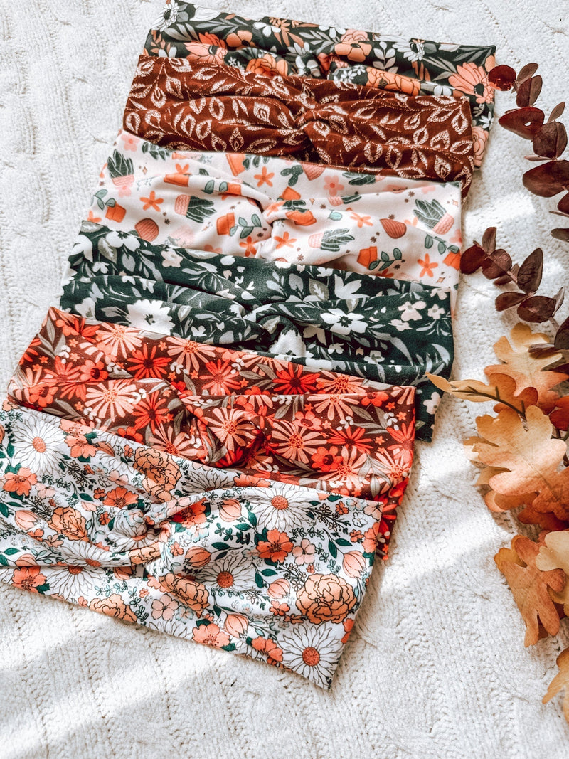 Autumn Leaves Stretchy Headband