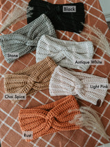 Chunky Knit Crochet Earmuffs