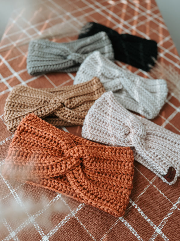 Chunky Knit Crochet Earmuffs