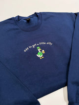 Silly Goose Embroidered Sweatshirt