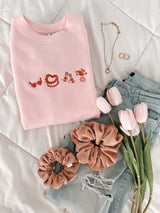 Whimsical Love Embroidered Sweatshirt